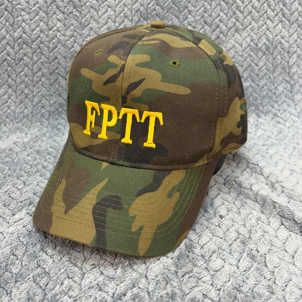 Otto FPTT Camouflage Snapback Hat Mens Green Woodland Camo Baseball Cap 44-851